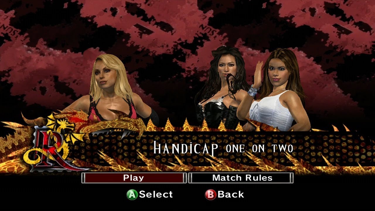 SmackDown vs Raw 2007 | Mickie and Candice Destroy's Trish Stratus