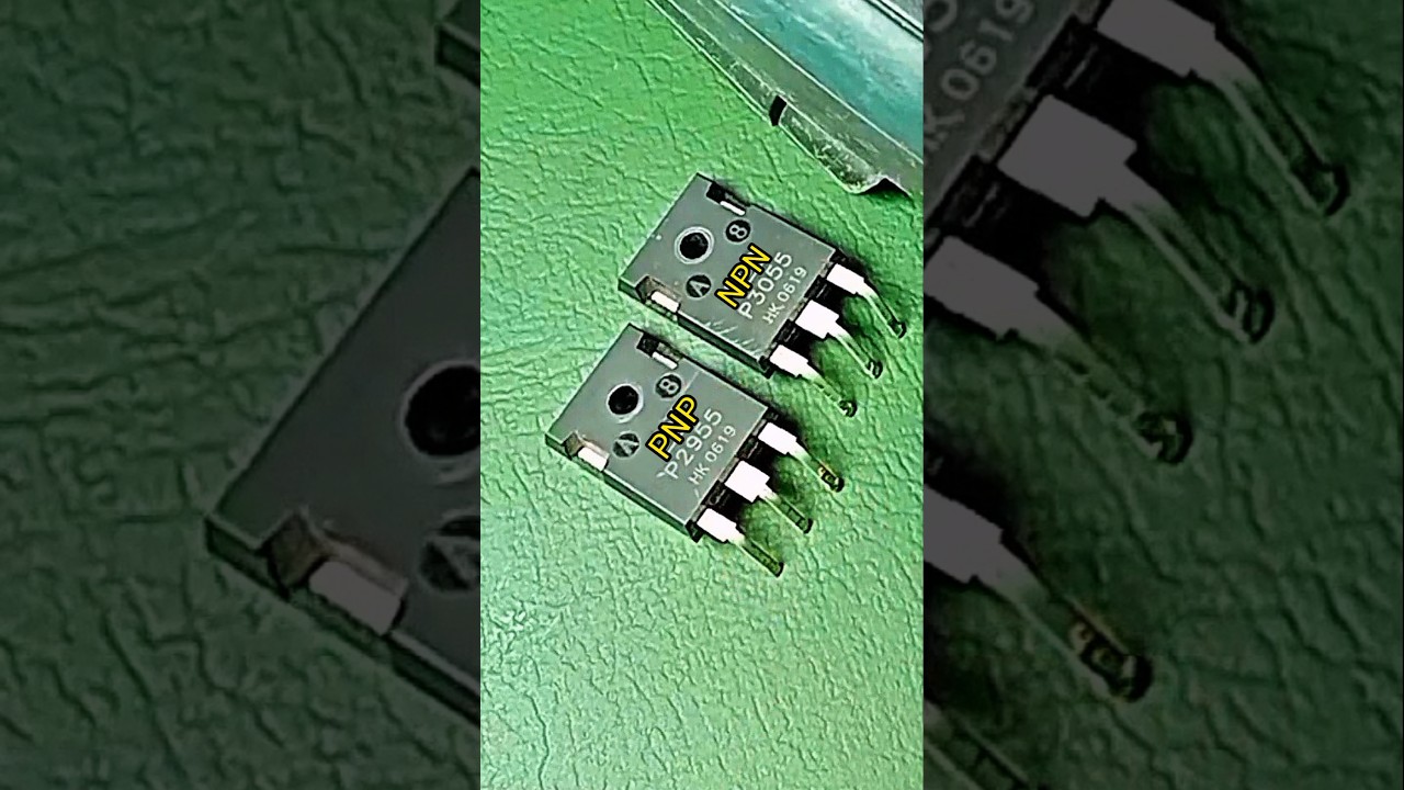Measuring PNP and NPN transistors.#transistor #series  #npn #pnp #shorts