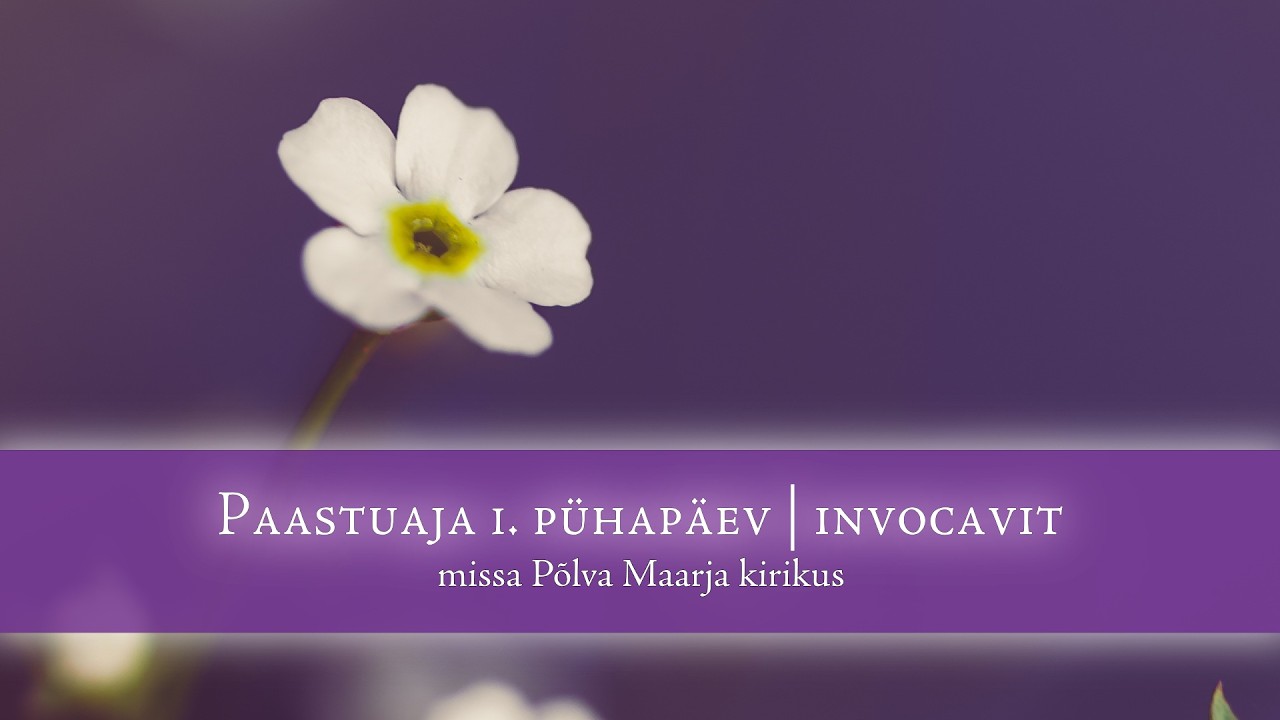 Jumalateenistus armulauaga 1. paastuaja pühapäeval Põlva Maarja kirikus 22.02.2026.