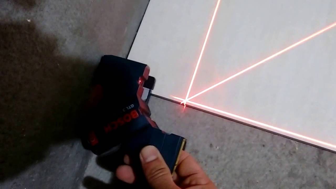 Como assentar porcelanato e cerâmica, com o nÍvel a laser GTL 3 Bosch