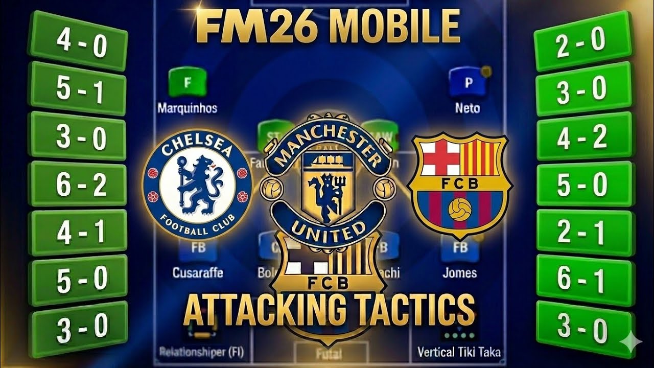 The BEST 4-3-3 Winning Tactic FM26 Mobile