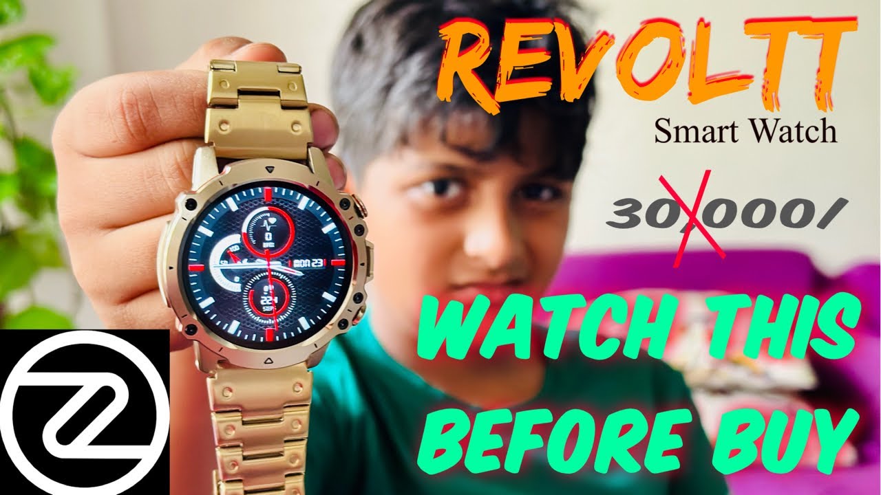 Revoltt Smart Watch by Zero life Style | First Look Review | watch video Before Buy