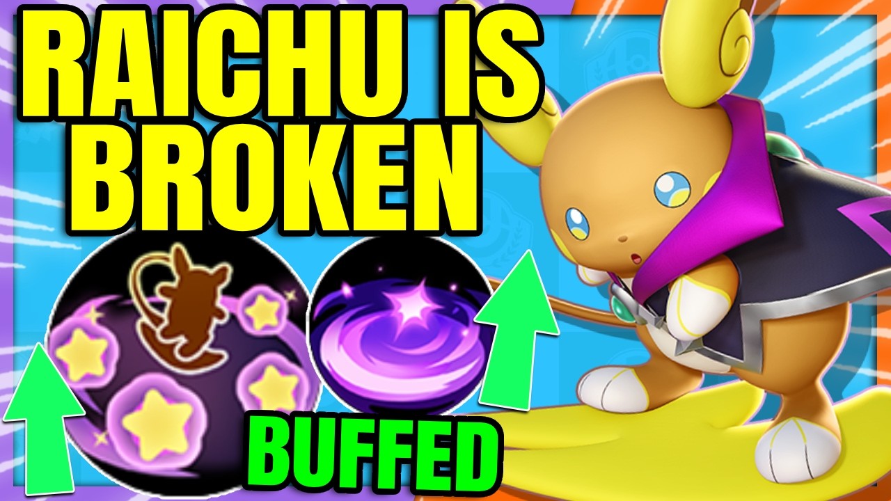 BUFFED STORED POWER on ALOLAN RAICHU makes me finally like Playing it | Pokemon Unite