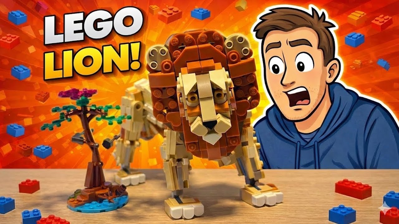 This LEGO Lion Has No Business Being This Cool