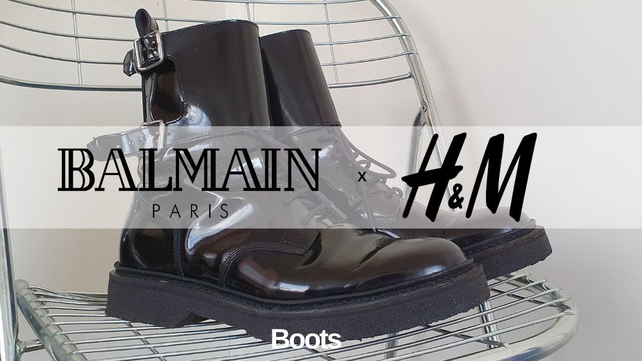 Balmain для H&M: Кожаные ботинки