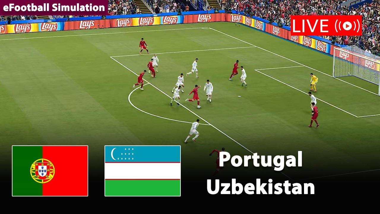 🔴Live- Portugal vs Uzbekistan | World Cup 2026 | eFootball PES21 Simulation