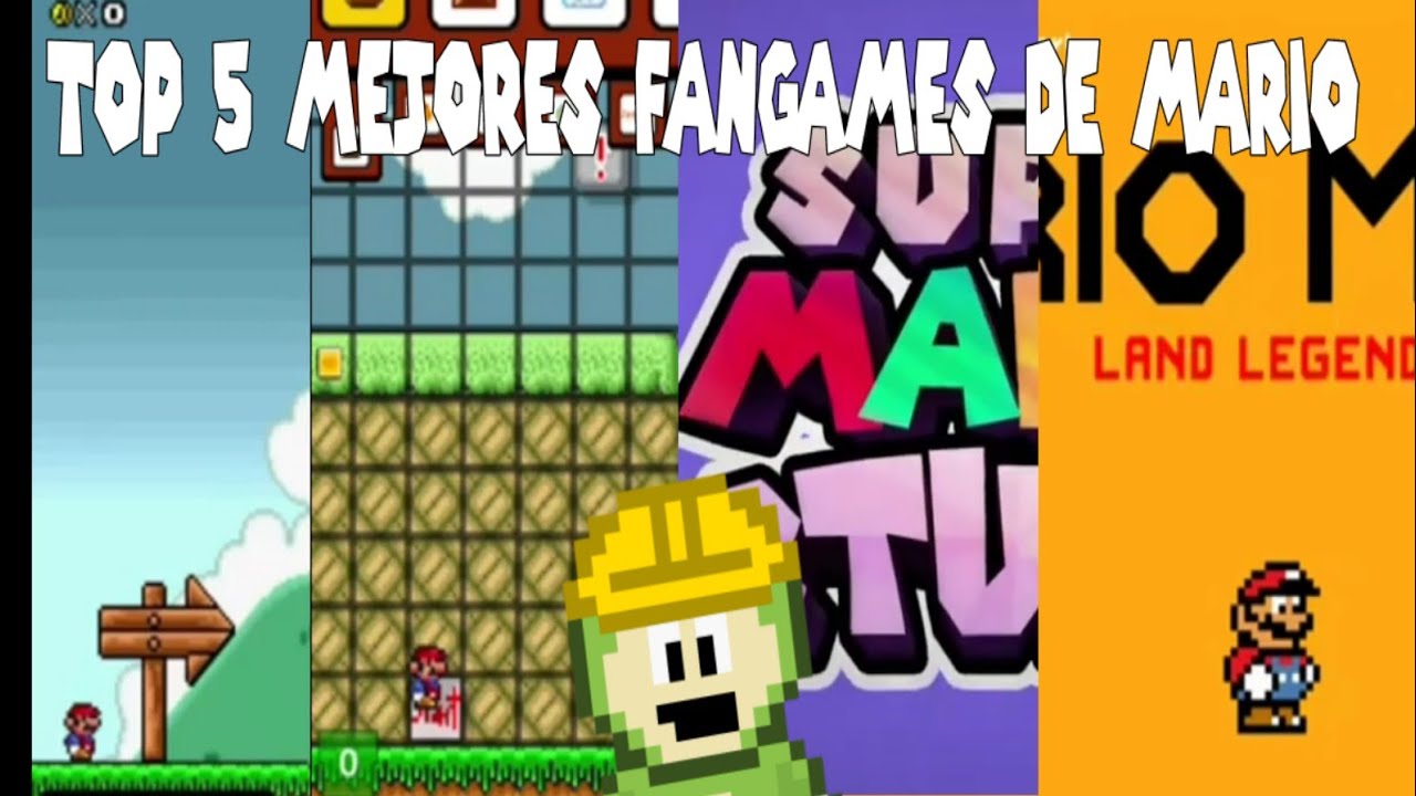 Top 5 mejores fangames de Mario 🍄 (android y pc)👻