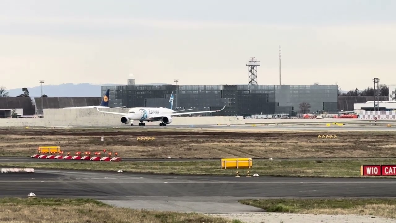 Egyptair A359 to Cairo, it is first flight today for these Aircraft✈️