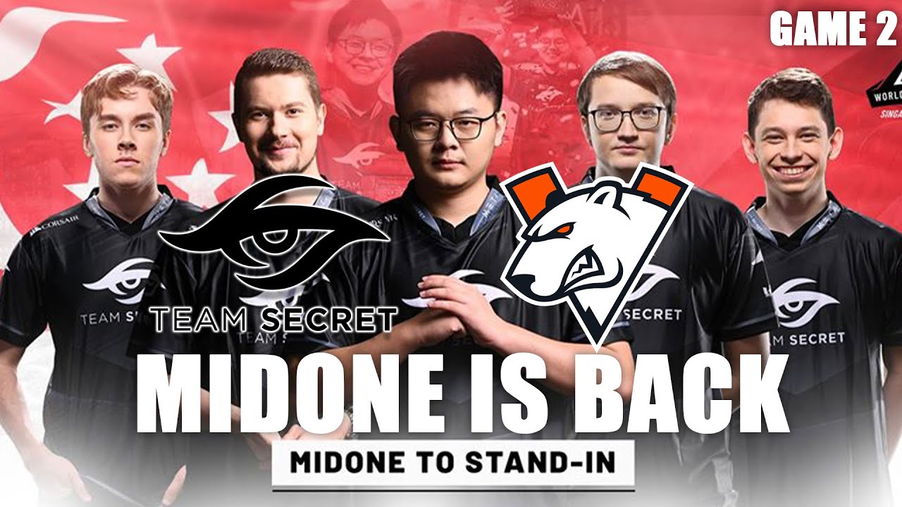 MidOne is BACK to Team SECRET - Secret vs VP One Esports Game 2