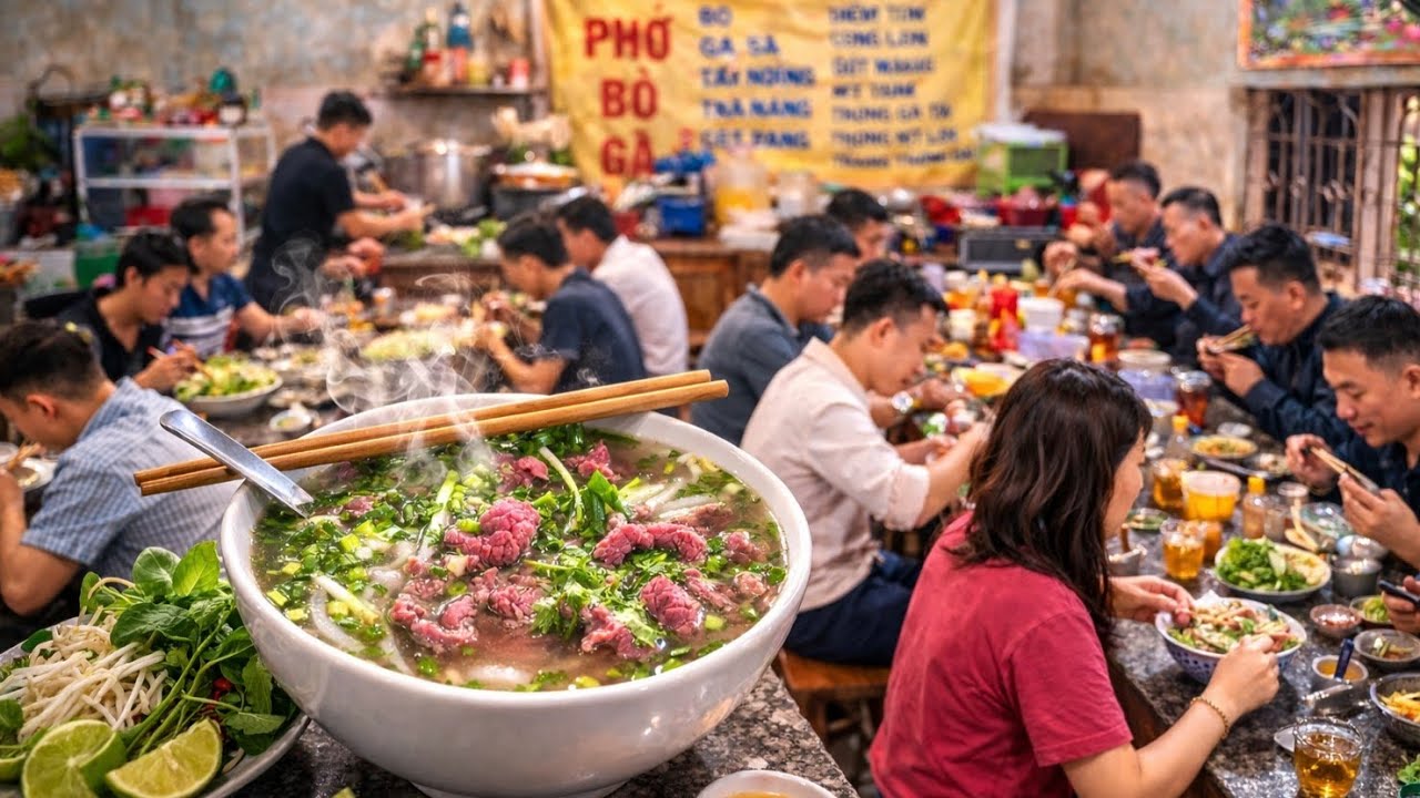 Quán Phở Dân Dã Trong Làng - Sáng nào Cũng Kín Bàn