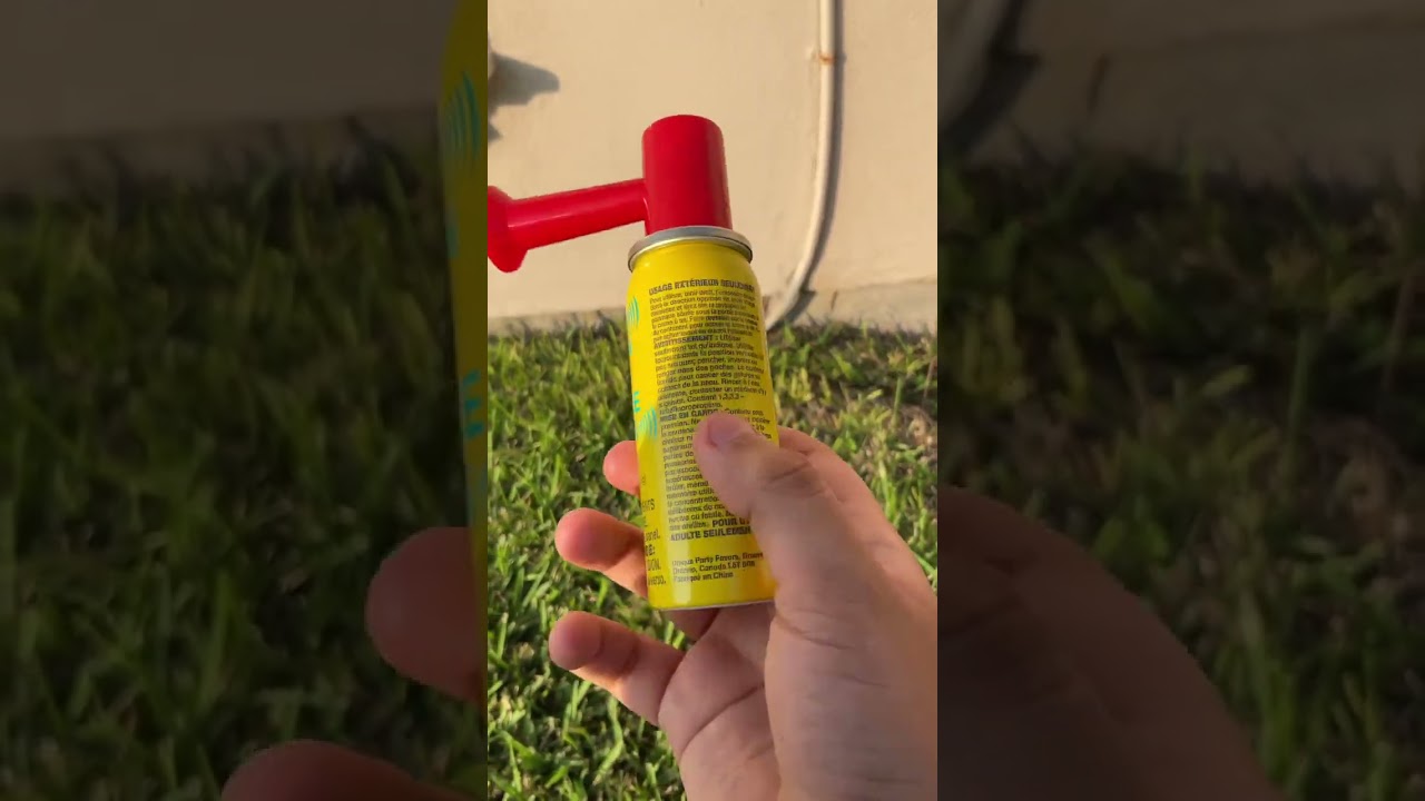 Testing mini air horn