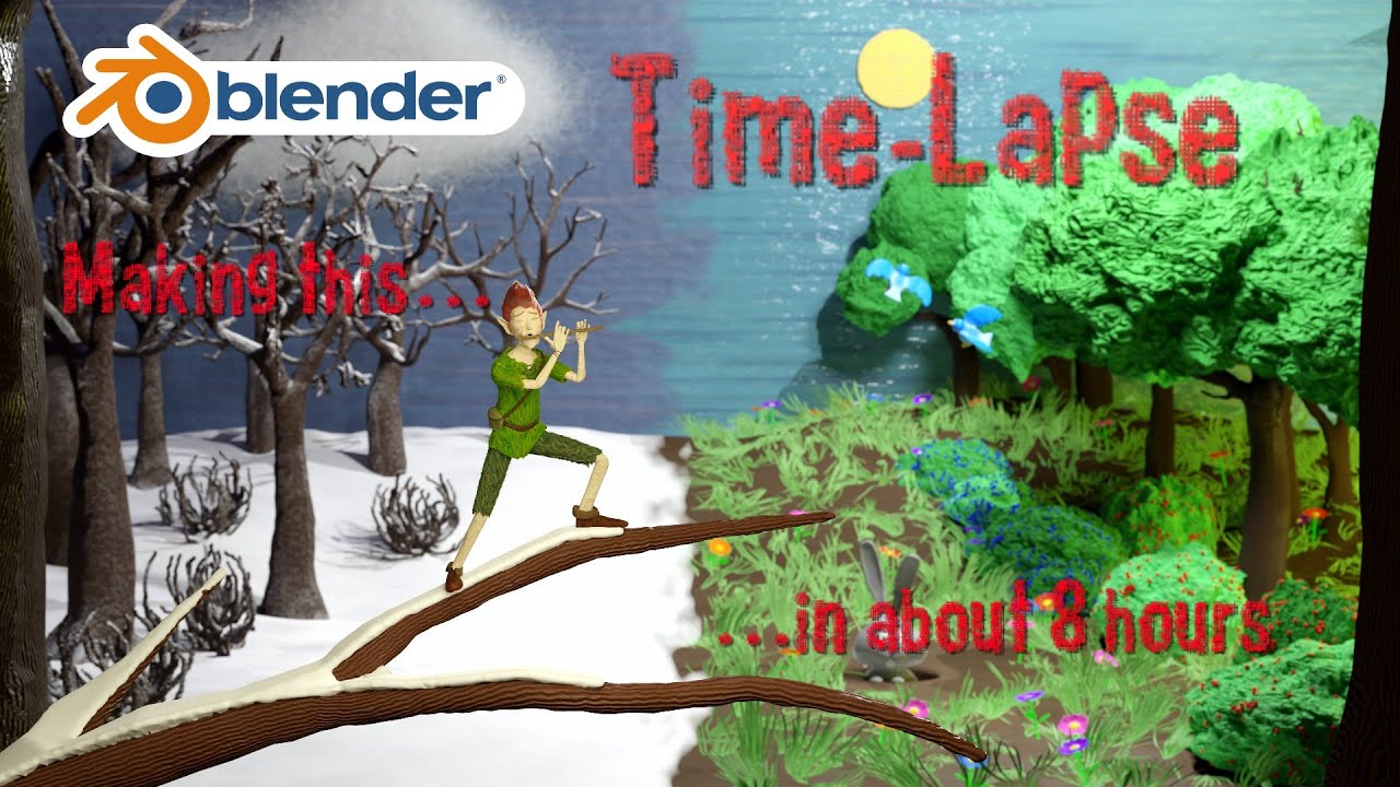 Blender Time-Lapse - BlenderArtists Challenge 1088