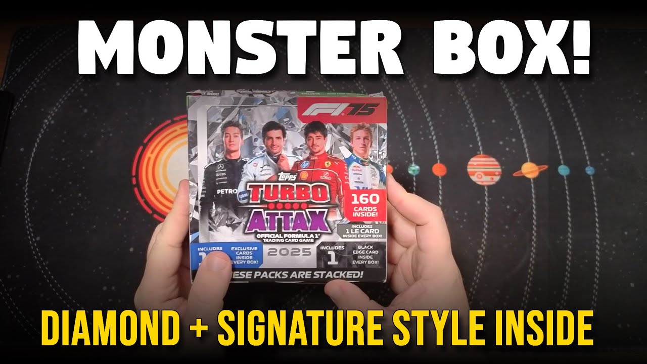 Dad's turn to open a Monster Box! 2025 Turbo Attax Monster Box Opening Part 2