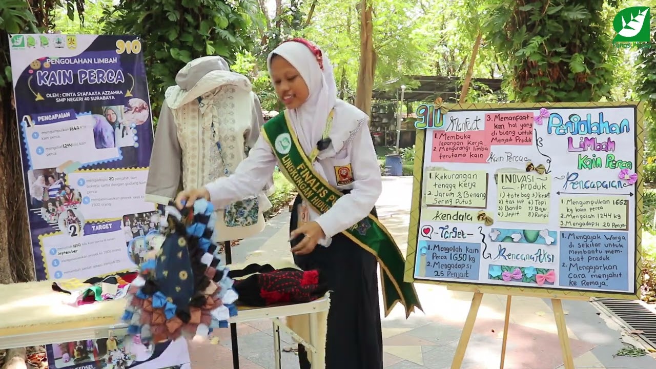 PENGOLAHAN LIMBAH KAIN PERCA - CINTA SMP NEGERI 40