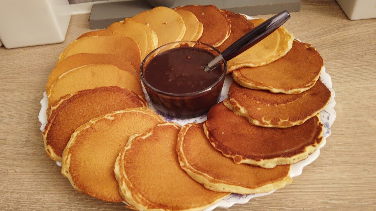 Pancakes tr&egrave;s moelleux facile et rapide 🥞 بانكاك هشيش وطري وسريع التحضير ولذيذ جدا