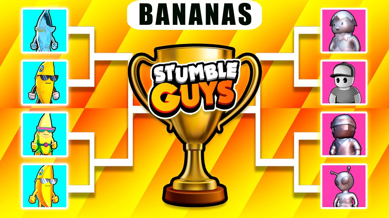 BANANAS vs SILVER Tournament 🔥 Stumble Guys Battle 1vs1!