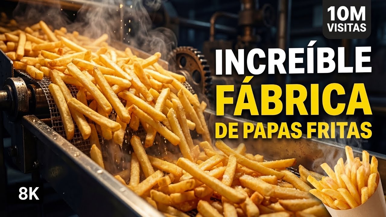 COMO Se HACEN los PAPAS FRITAS mas CRUJIENTES DEL MUNDO🥔