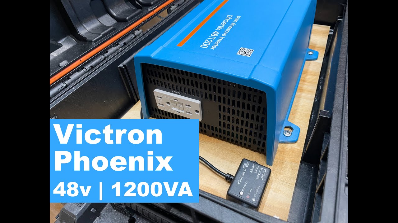 Обзор инвертора Victron Phoenix 48 В 1200 ВА и сборка портативной электростанции | ve direct