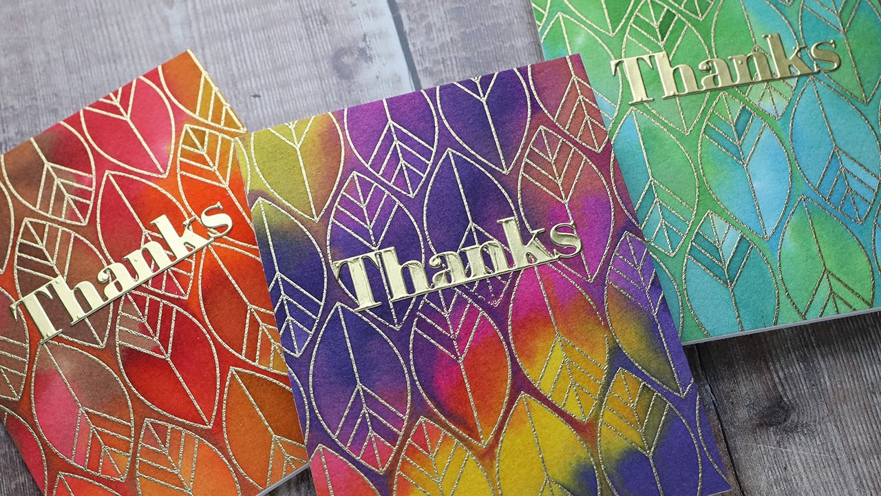 WHOA! So Intense! Watercoloring with Distress Reinkers