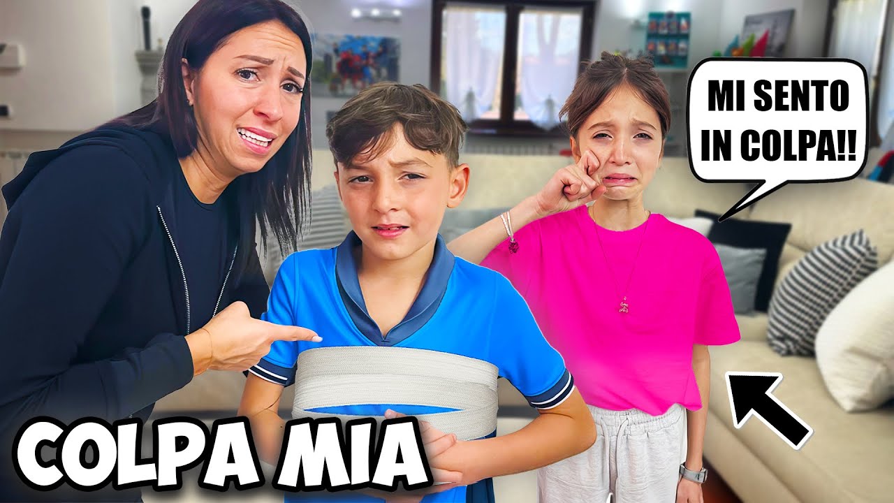 FIGLIODIEGO SI E' ROTTO LE COSTOLE A CAUSA DI FIGLIACHIARA CHE SI SENTE IN COLPA !