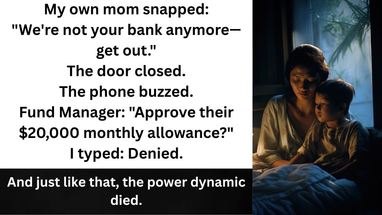My Mom Told Me to Get Out, Then I Did the Unexpected.
