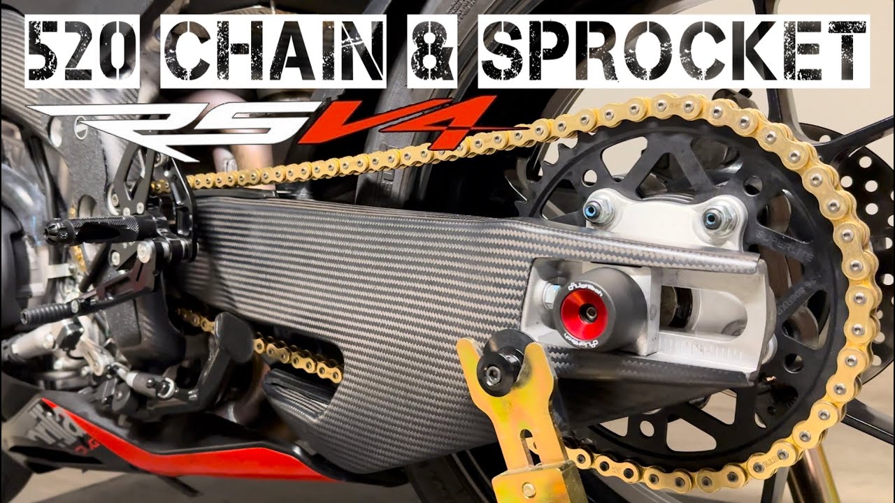 RSV4 | 520 Chain & Sprocket Conversion | Install