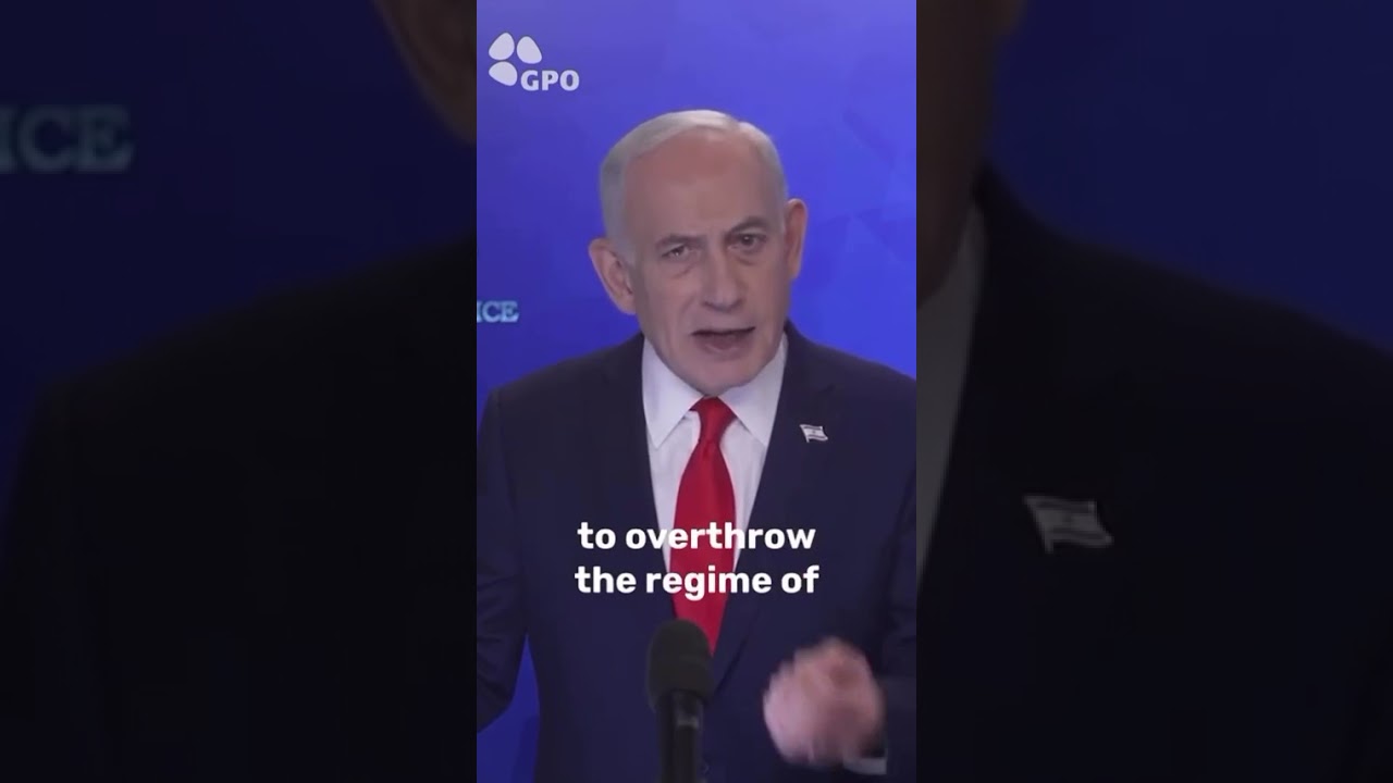 Israeli PM Benjamin Netanyahu on the Israel/US joint operation against Iran