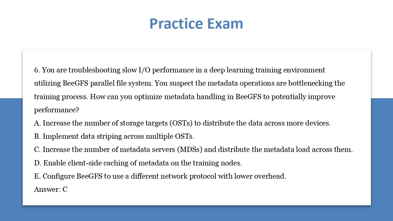 NVIDIA Certified Professional AI Infrastructure (NCP-AII) Exam Prep | Practice Test