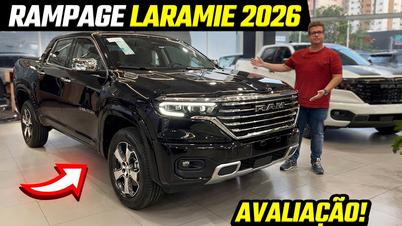NOVA RAMPAGE LARAMIE 2026 - A MELHOR RAMPAGE DIESEL!