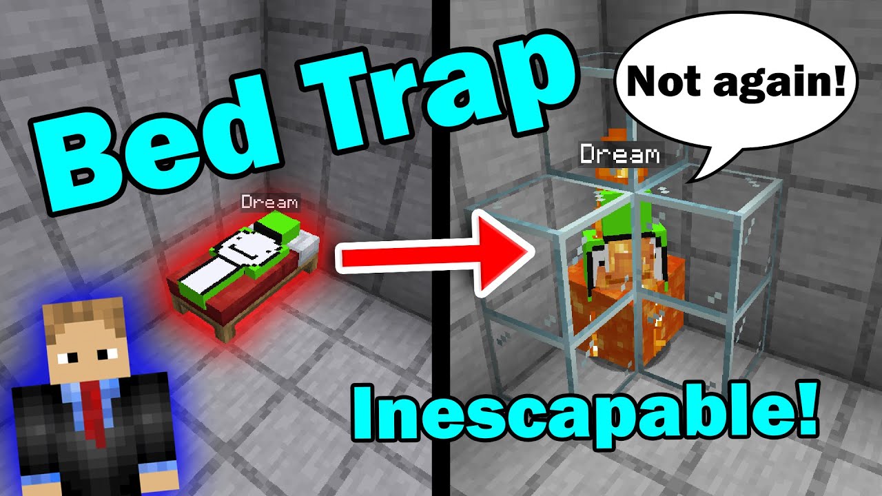Bed Trap - Inescapable! (Minecraft Java)