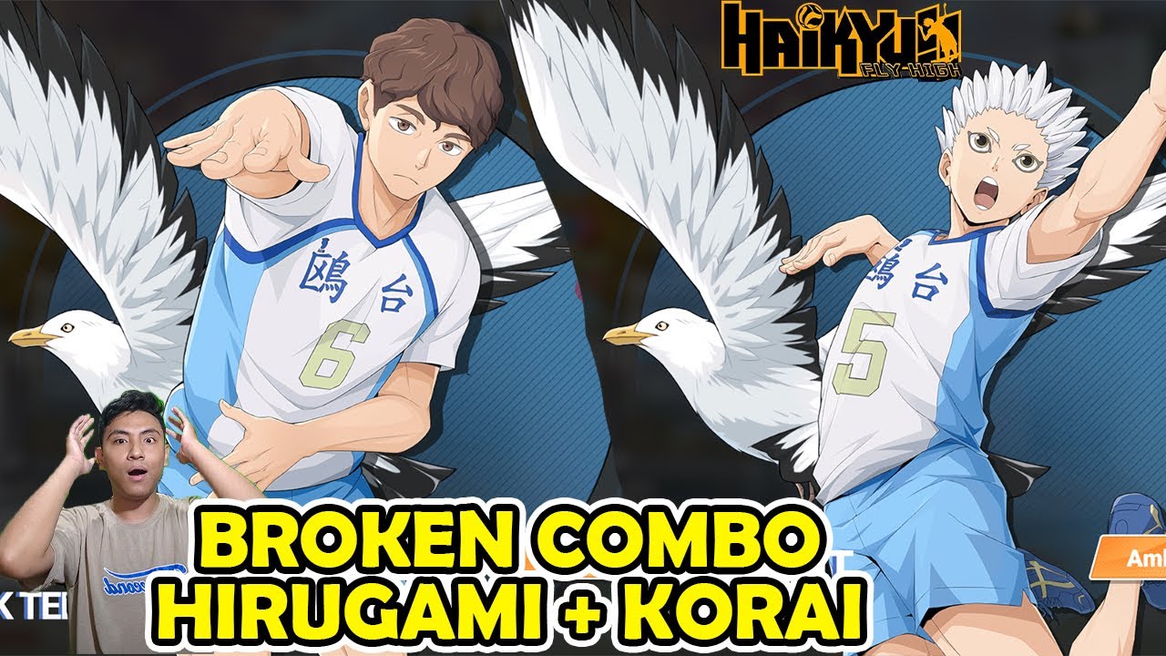 FIX COMBO TERKUAT DAN BROKEN !! SACHIRO HIRUGAMI BERSAMA KORAI - HAIKYU FLY HIGH