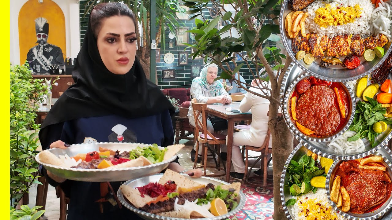 Delicious Iranian Food in a Traditional Restaurant with live Music!