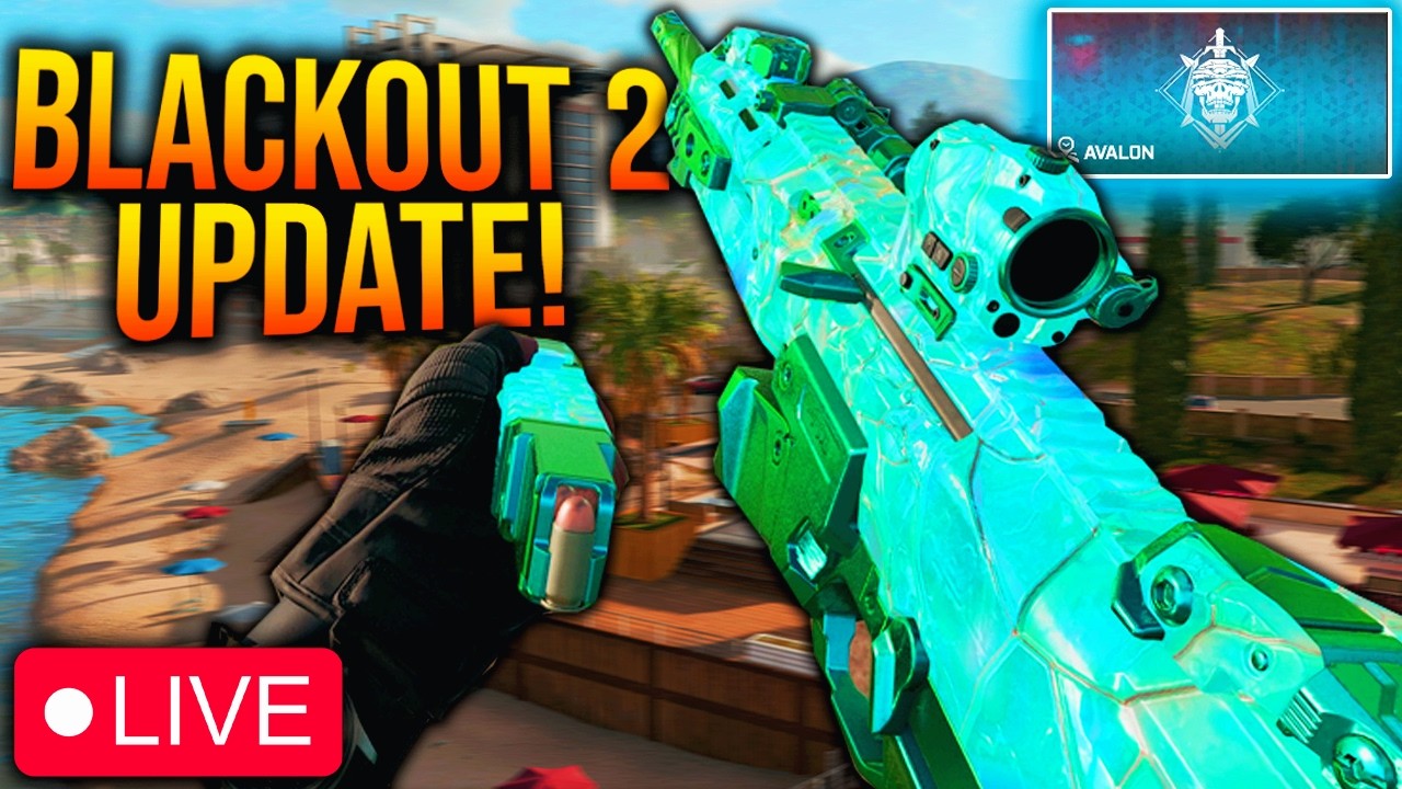 BLACKOUT 2 Is Here! New AVALON MAP UPDATE & BLACK OPS ROYALE! 🔴 LIVE 🔴
