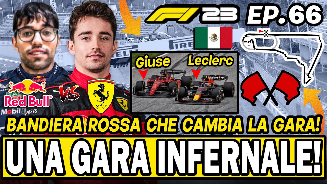 UNA GARA INFERNALE! GRAVE INCIDENTE E BANDIERA ROSSA CHE CAMBIA TUTTO! F1 23 CARRIERA PILOTA EP.66