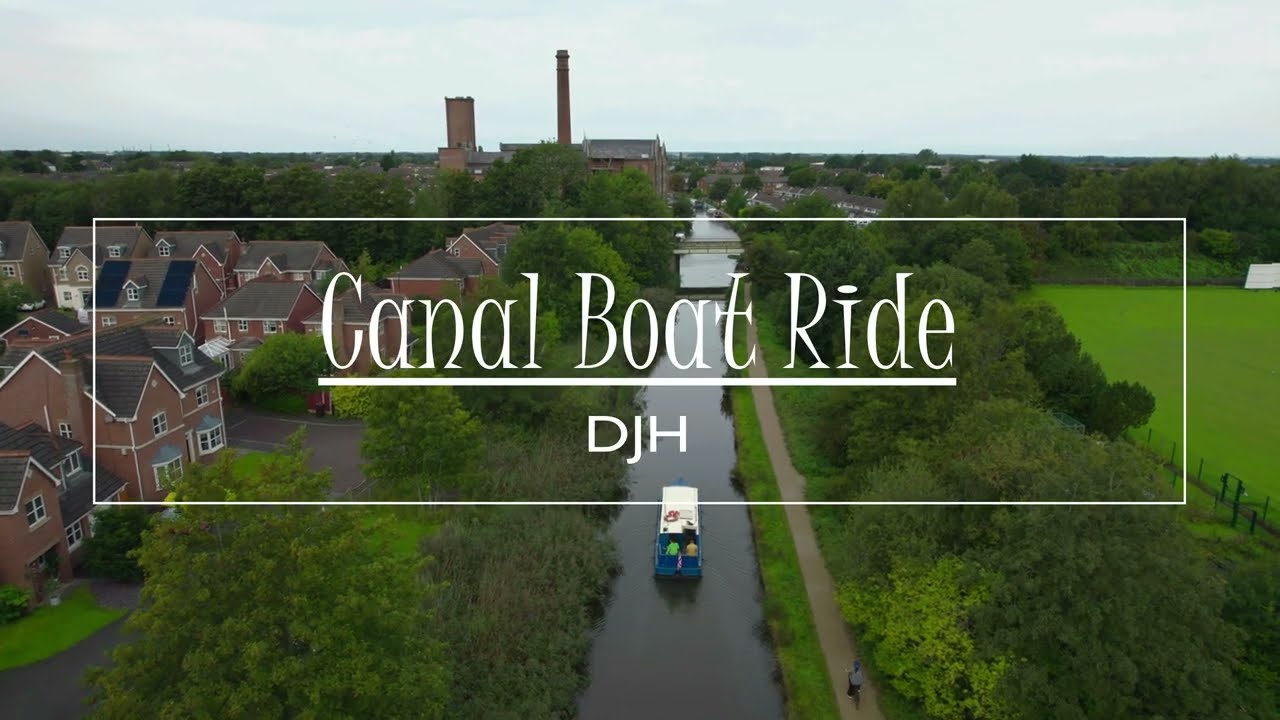 Canal Boat Cruise | 4K dji drone footage | DJH