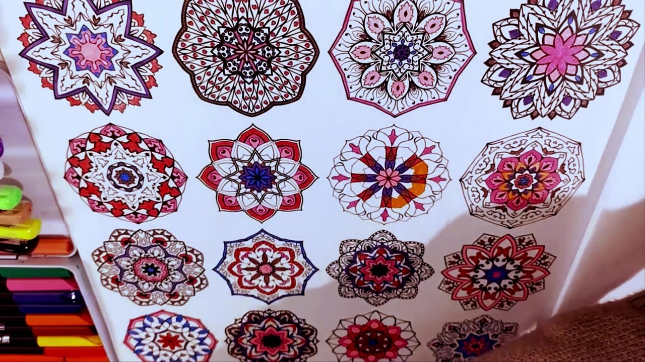 Coloreando mandalas: Terapias 112 #art #mandala #coloring #painting #terapiadecolores
