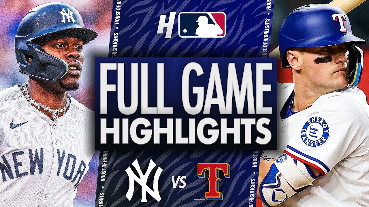 New York Yankees vs Texas Rangers - FULL GAME HIGHLIGHTS | August 4, 2025 MLB Season