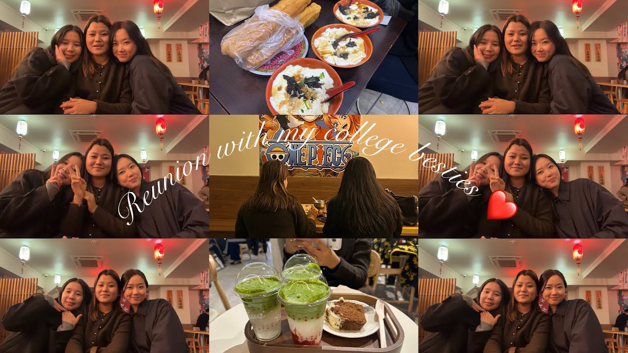 Reunion With My college Besties after 3 years❤️ college to adult life💕 #tibetanvlogger #france 