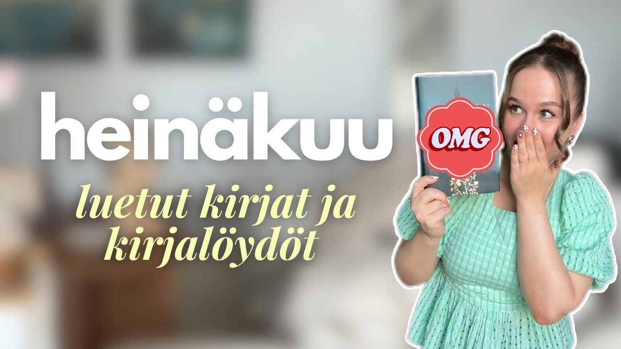 Heinäkuun luetut ja kaikkien aikojen kirjalöytö 😱📚 + ostin liikaa kirjoja…