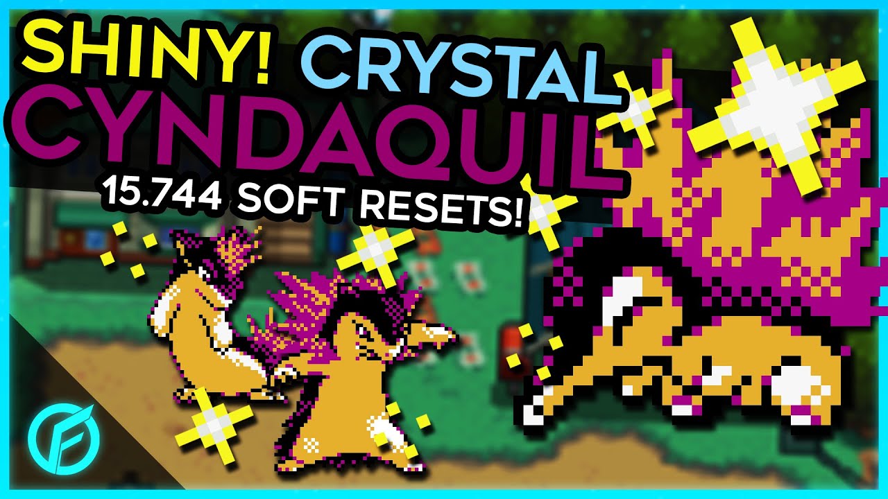 LIVE! SHINY Cyndaquil after 15.744 Soft Resets! - Pokémon Crystal