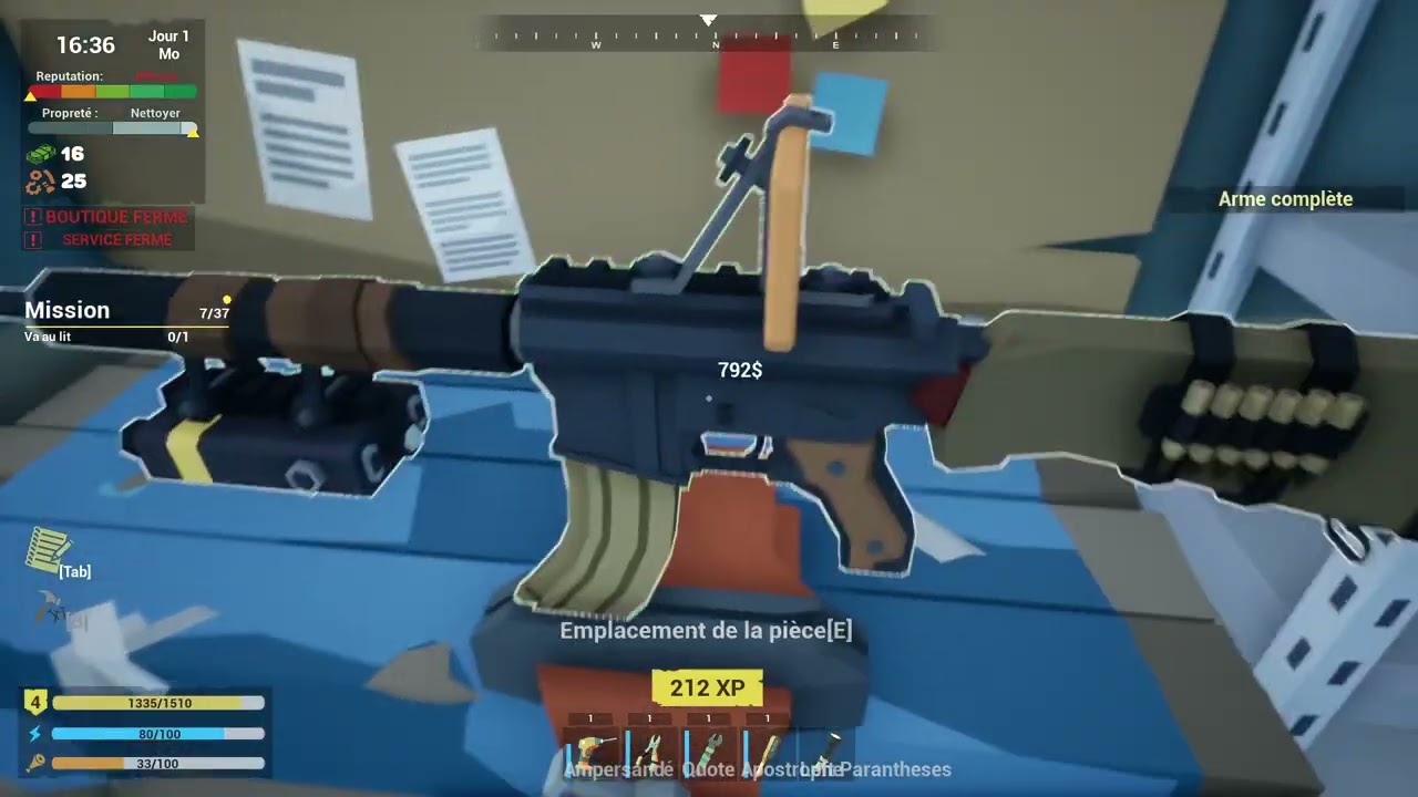 [ep 1]  pas beaucoup de bénéfice (rise of gun)