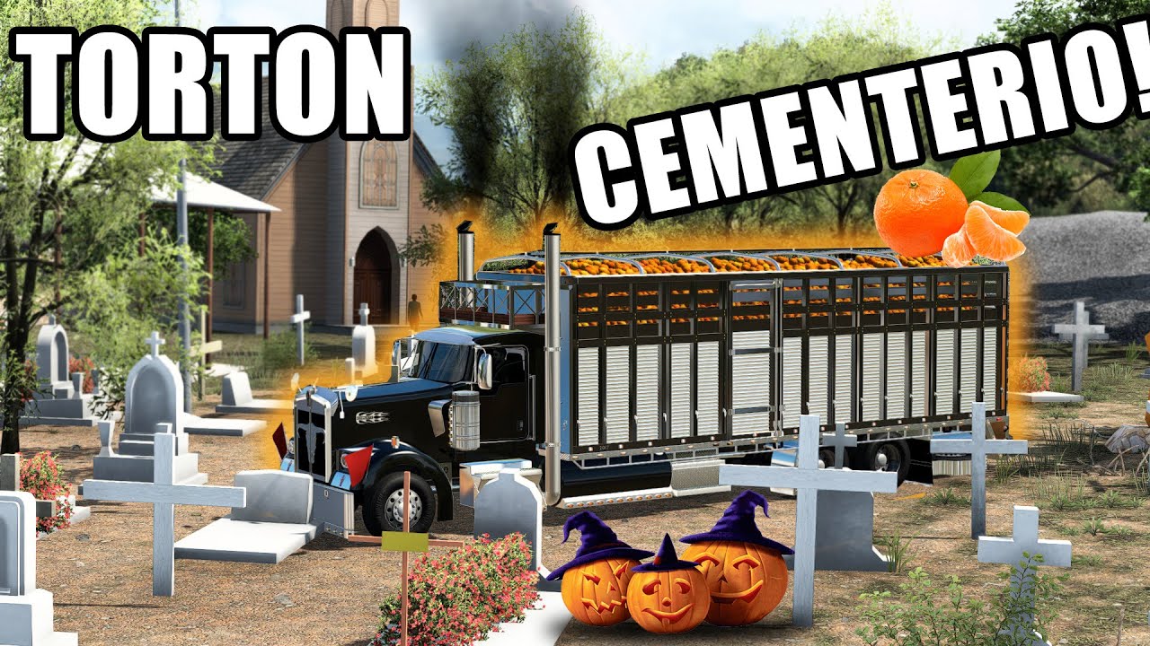 Camión TORTON Transportando MANDARINAS Kenworth W900 American Truck Simulator