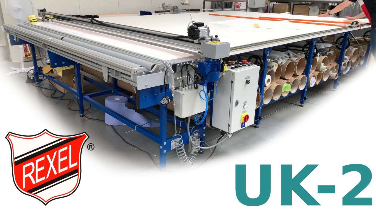 Cutting table for roller blinds REXEL UK-2