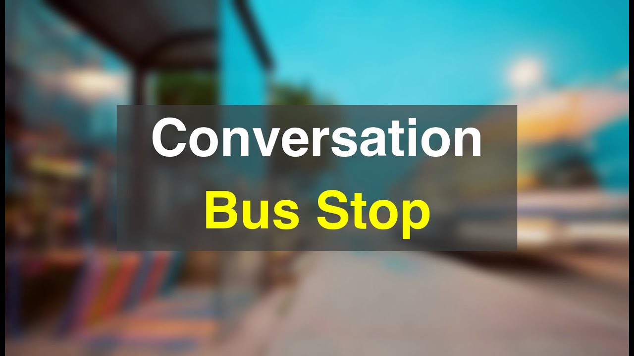 English Conversation: A small talk at the bus stop | Shadowing Practice