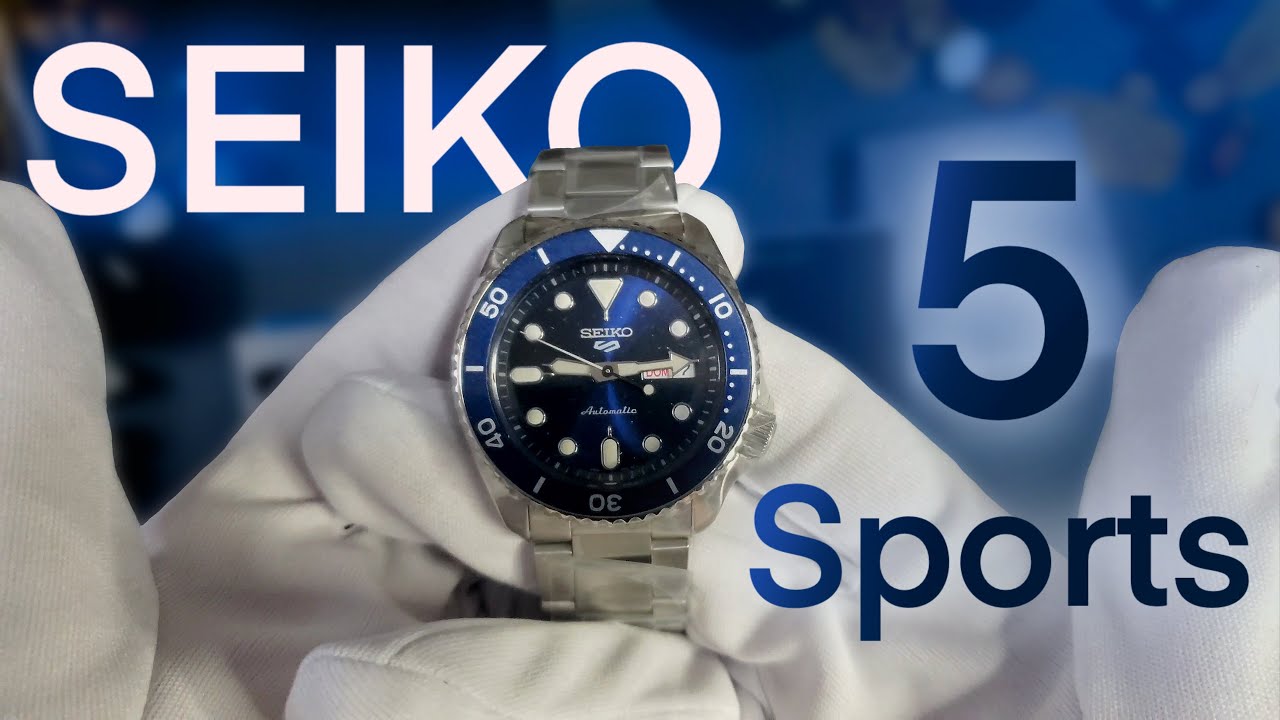 Распаковка Seiko 5 Sports srpd51 / Сейко пять лучшие часы до 25000 рублей