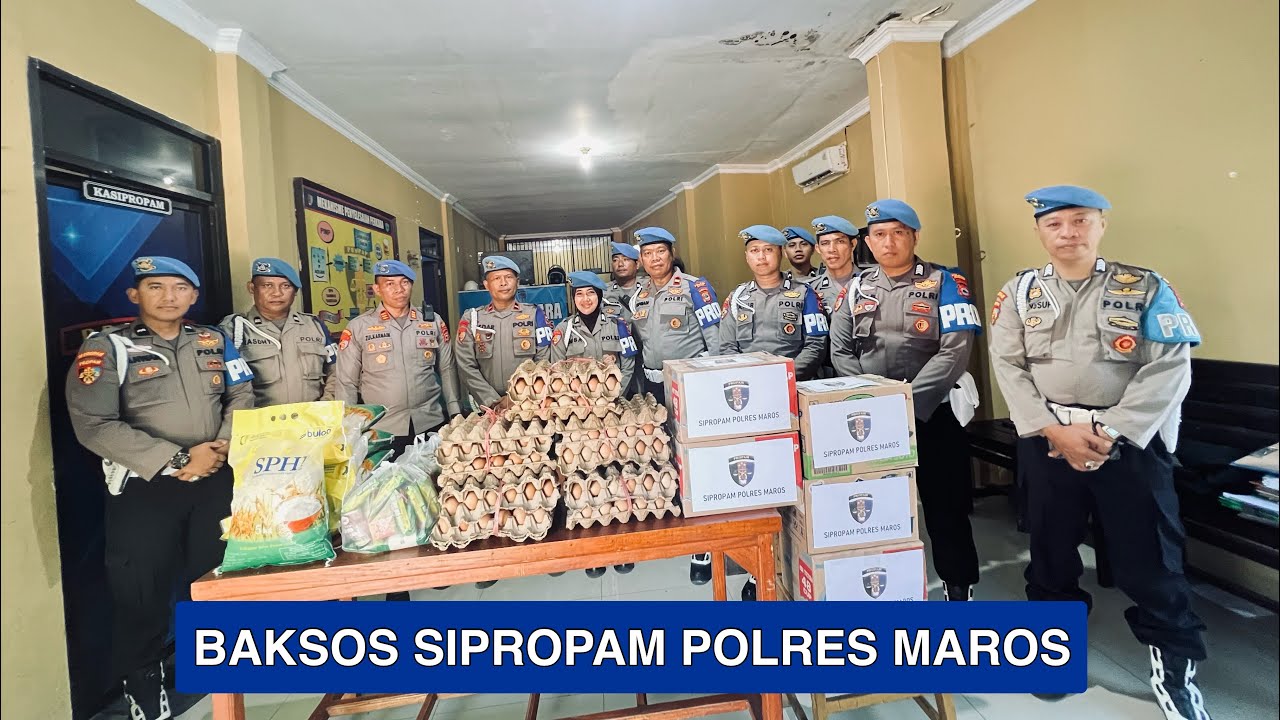 Sipropam Polres Maros Gelar Bakti Sosial, Wujud Kepedulian untuk Sesama