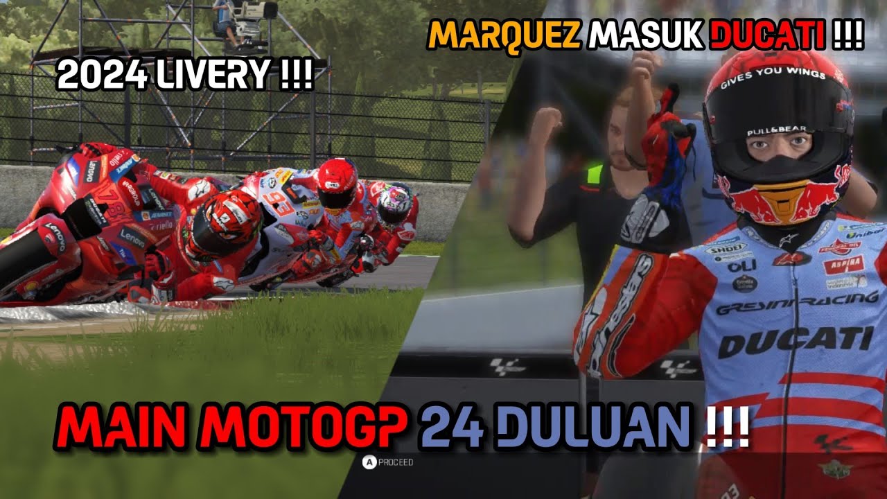 MAIN MOTOGP 24 DULUAN !!! | MotoGP 17 MOD 2024 | PC