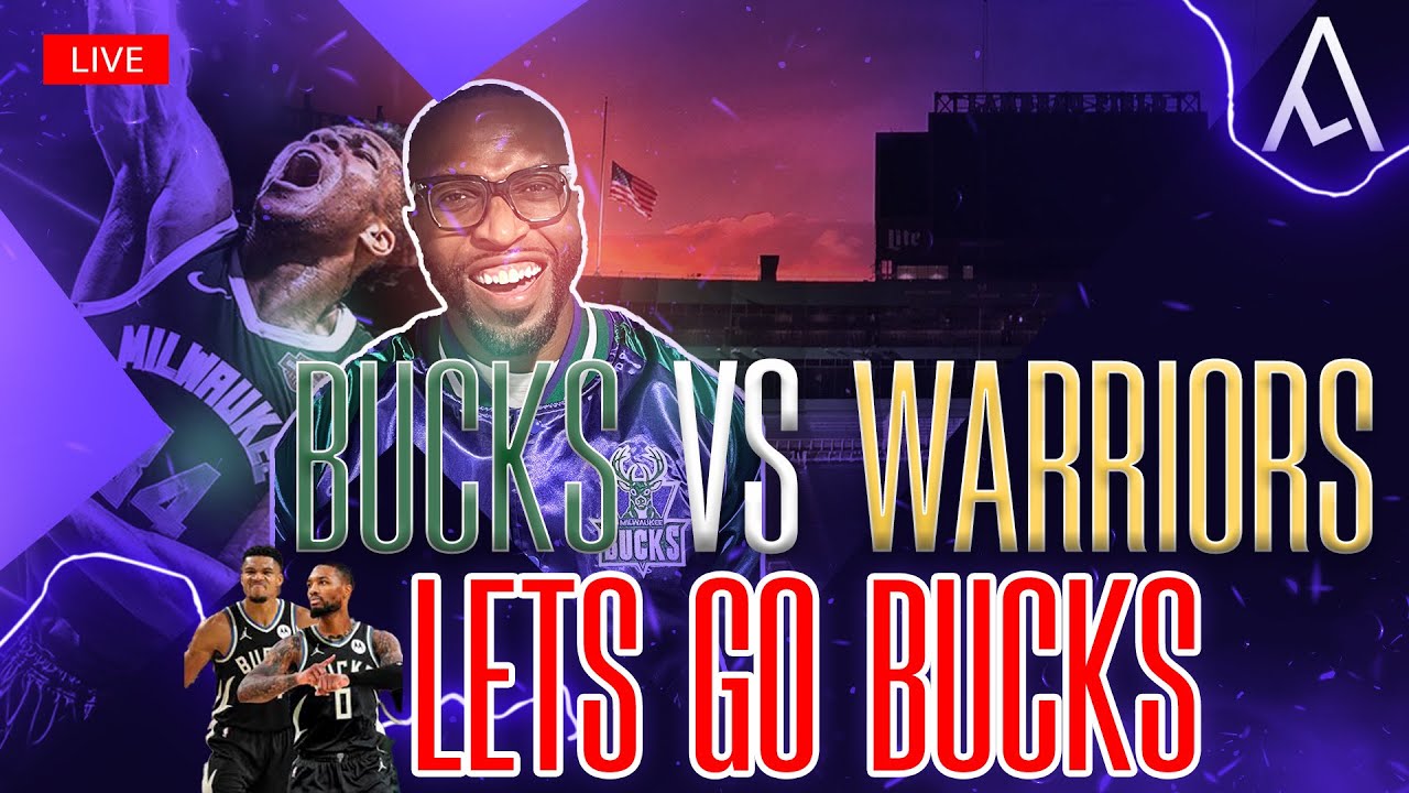🚨 LIVE Bucks vs Warriors: Giannis & Dame Take on the Steph & Jimmy! 🦌🔥