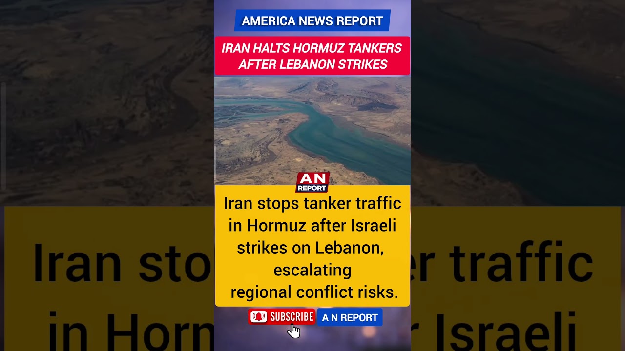 Iran Halts Hormuz Oil Tankers After Lebanon Strikes | Global Oil Crisis Risk | War Expands