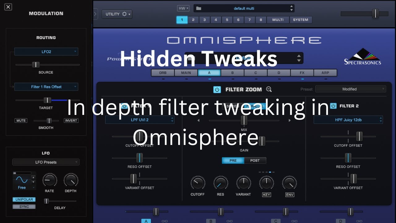 How To Use Omnisphere's Filters To Create Epic Sounds!